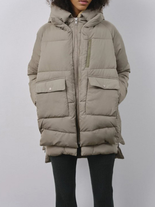 Lyndon puffer jacket pale olive 