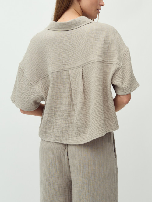 Emele ss-m blouse light twig 