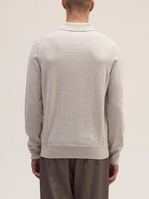 Emerson polo shirt white pepper 