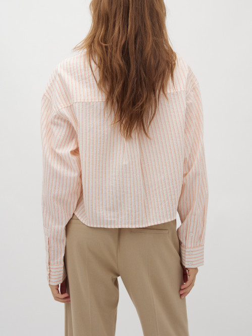 Emmelia-m bluse sugar/orange 