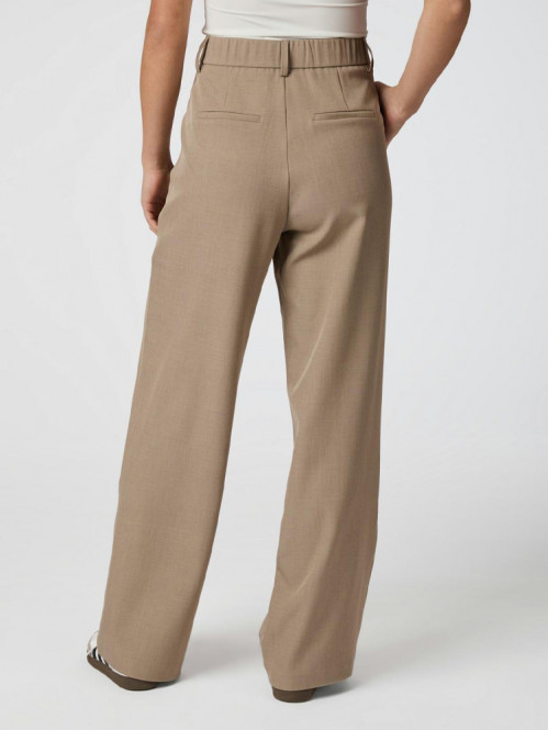 Emmett structure pant dark taupe 