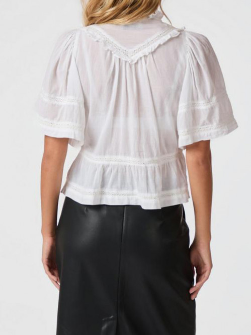 Evienne s voile top white 