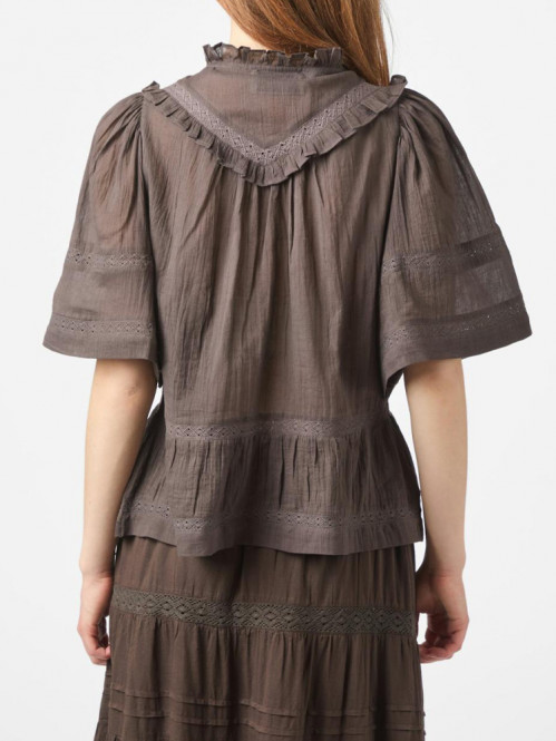 Evienne s voile top dk brown 