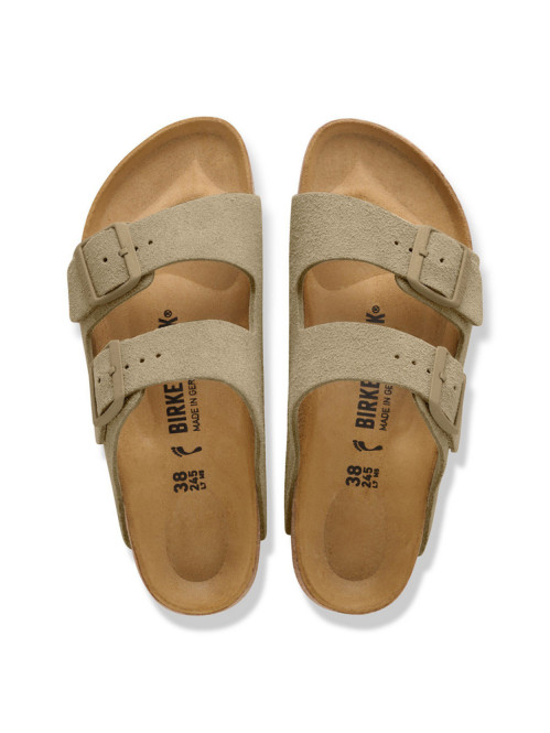 Arizona bs sandals suede faded khaki 