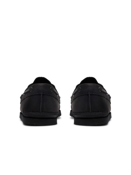 Godney Boat moccasin black leather 