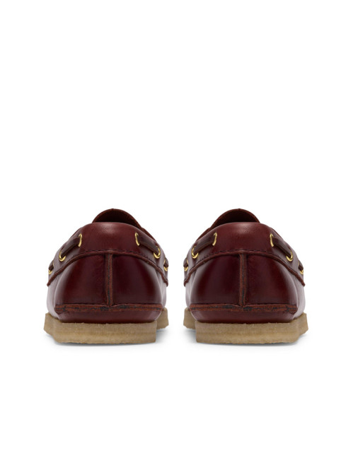 Godney boat shoes british tan lea 
