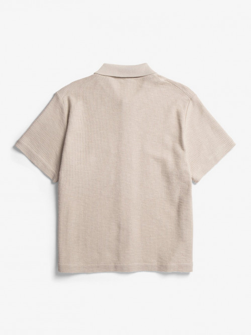 Gustav crochet shirt oatmeal 