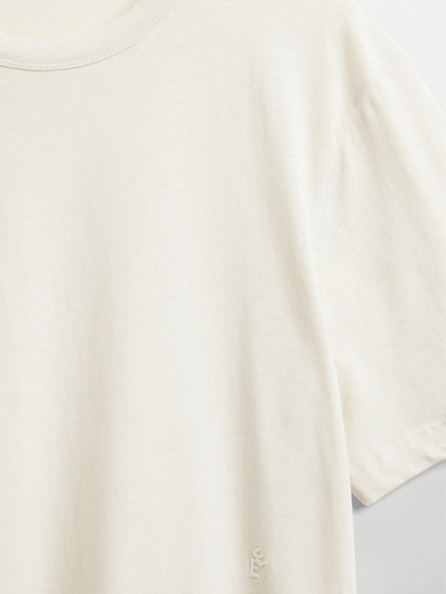 Hadar linen mix t-shirt vanilla white 