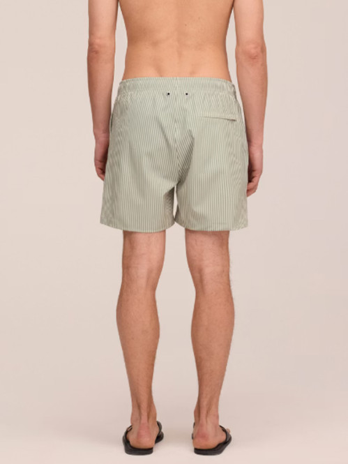 Holiday shorts green stripe 