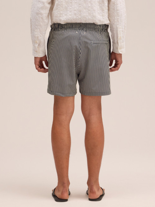 Holiday shorts navy stripe 