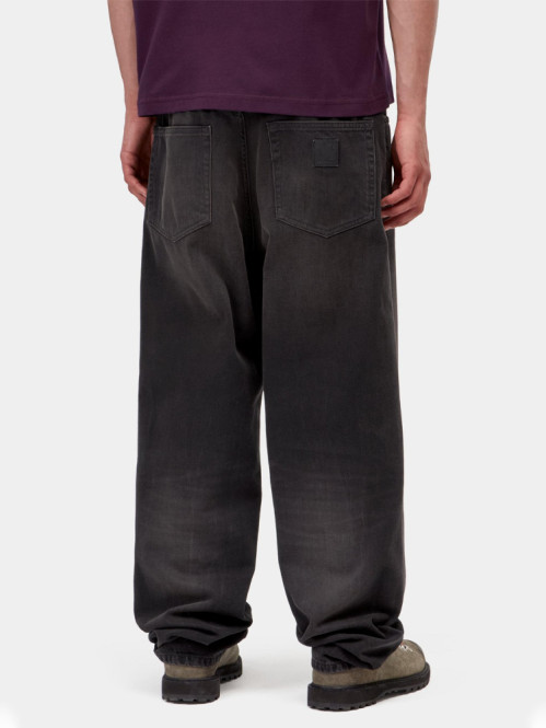 Aaron pant black tobacco used wash 