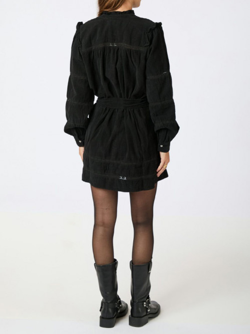 Iriro corduroy dress black 