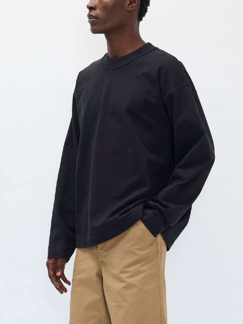 Isefjord compact ls tshirt black L