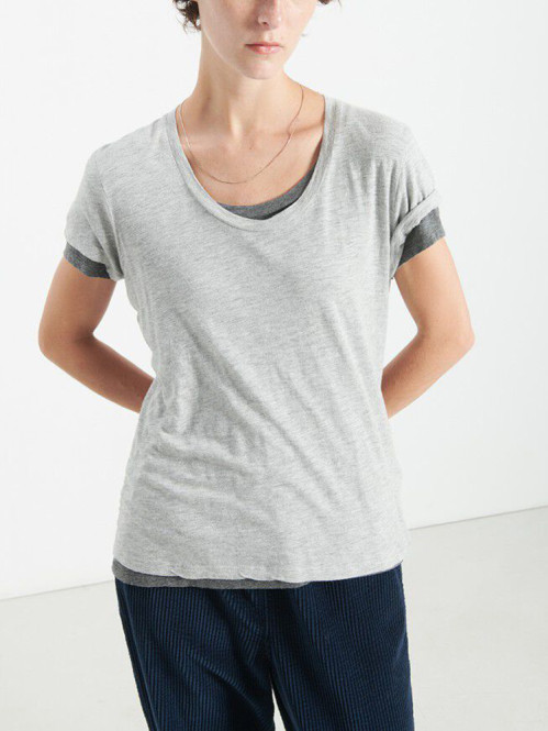 Jac 48 t-shirt gris chine 