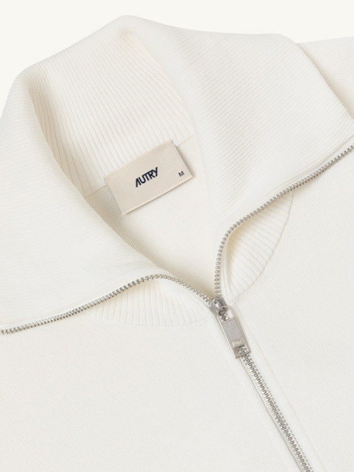 Jacket knitted wmns white 