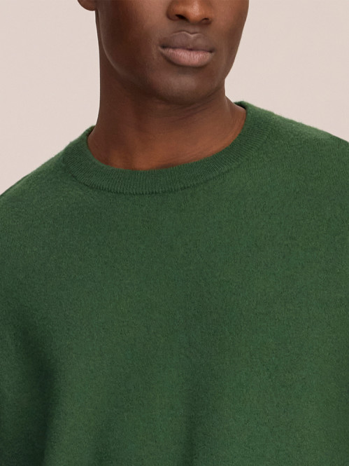 Jasper ls crew pullover eden green 