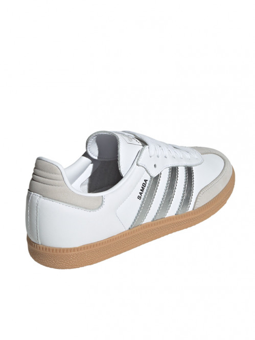 Samba og sneaker white silver 