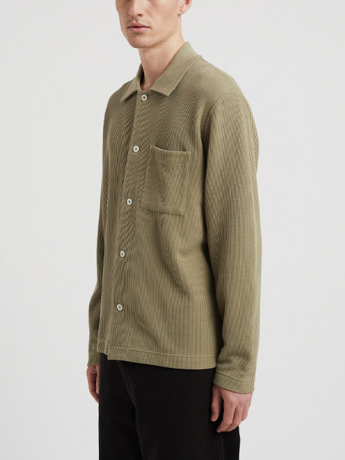 Jorn double face overshirt clay 