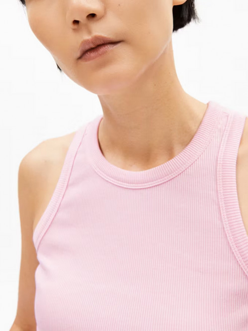 Kanitaa rib tanktop peony M