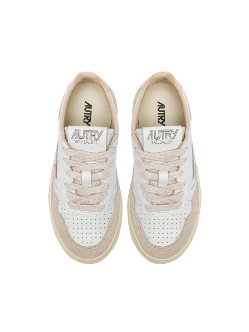 Autry kids low sneaker suede pink 