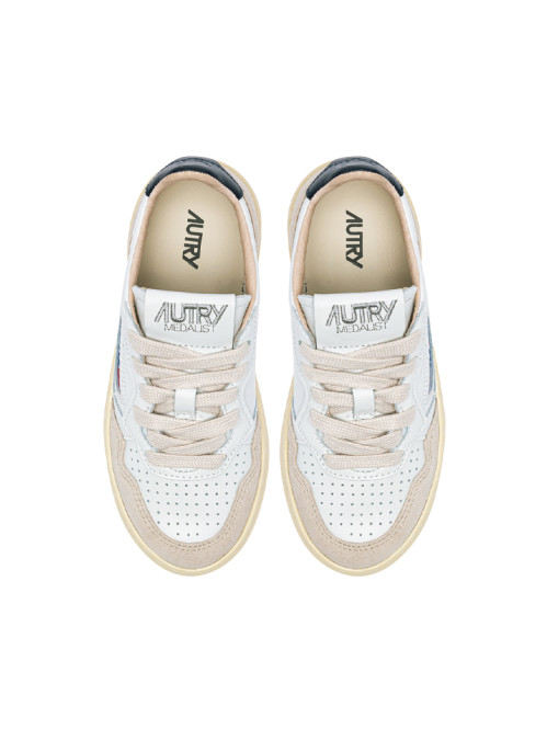 Autry kids low sneaker suede space blue 