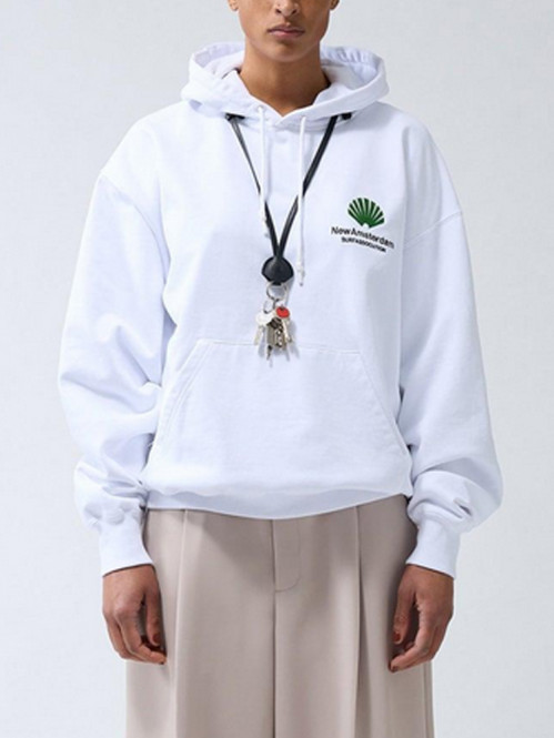 Logo hoodie white 