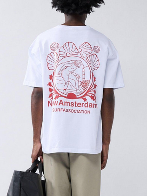 Lost surfer t-shirt white 