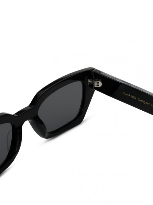 Luna sunglass transparent black grey 