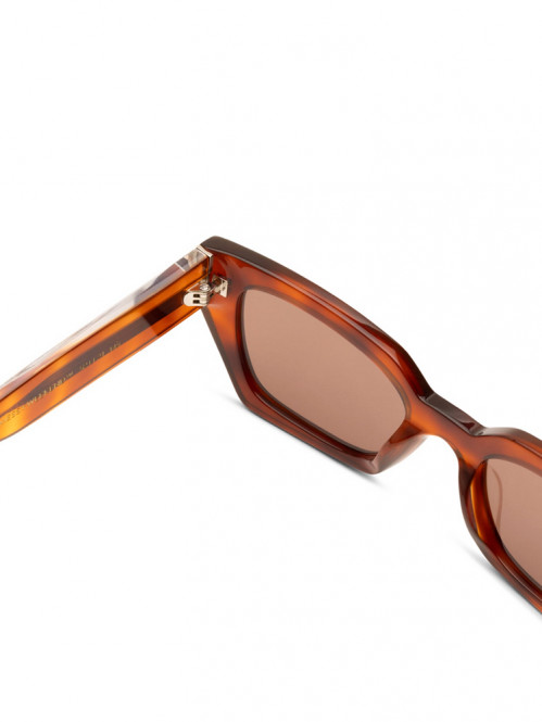 Luna sunglass transparent havana brown OS
