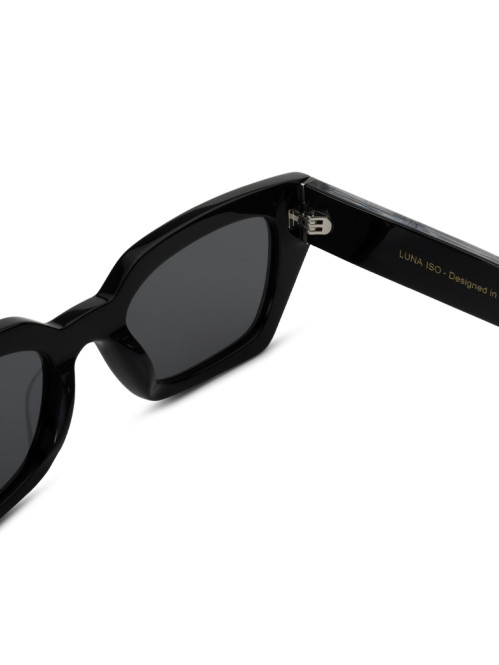 Luna sunglass transparent grey black 
