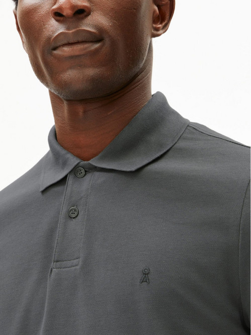 Maario poloshirt space steel 