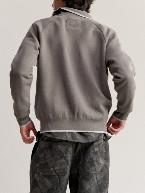 Maison kitsune paris jacket asphalte 
