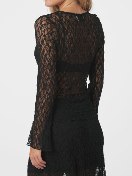 Matria lace blouse black 