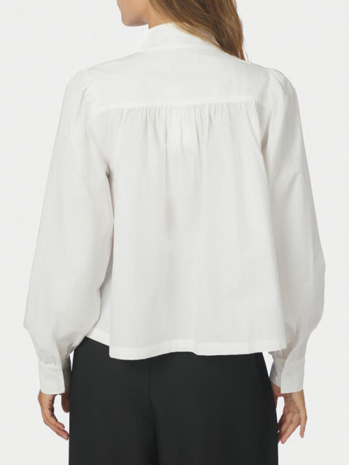 Melya poplin shirt white 