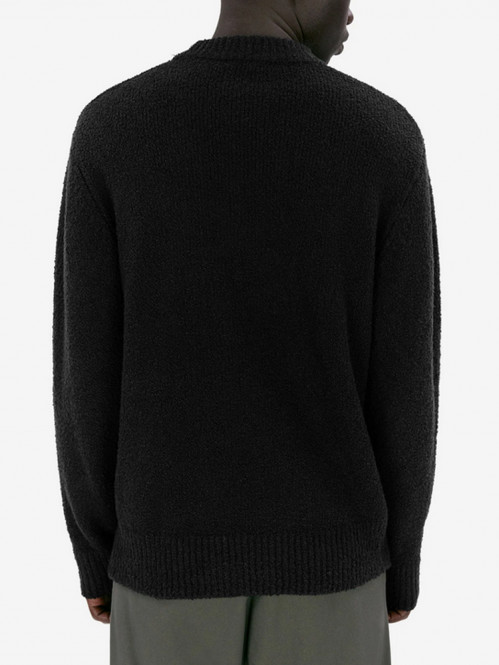 Mike knit soft cotton mix black 