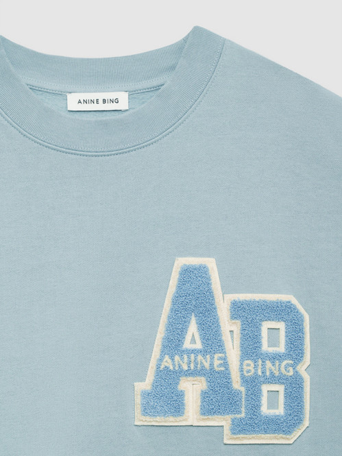 Miles oversized sweatshirt pastel blue S