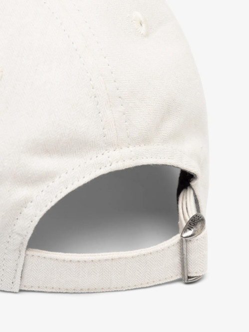 Mini heringbone twill cap natural 