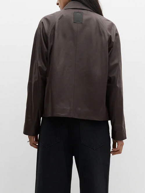 Mo leather jacket balsamic 