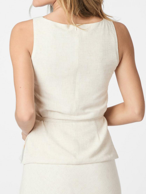 Nassa linen top natural 
