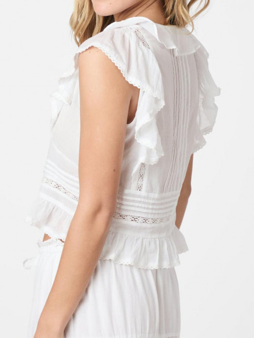 Netali s voile top white 