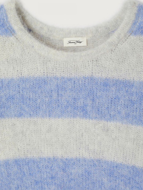 Nib 18a pullover rayures givre 