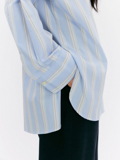 Noelle blouse blue stripe 