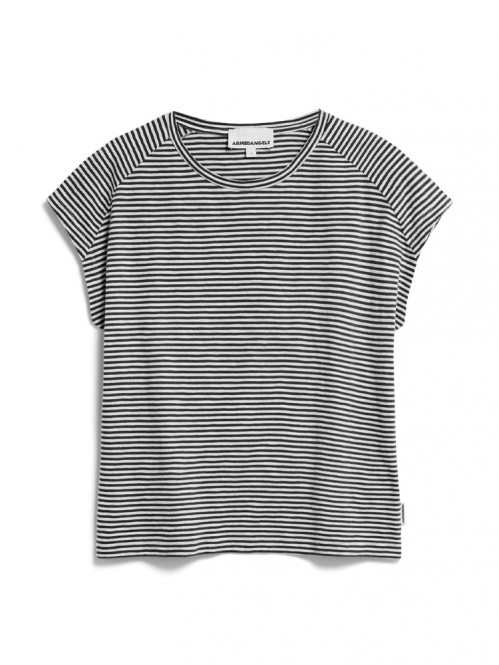 Oneliaa lovely stripes black oatmilk 