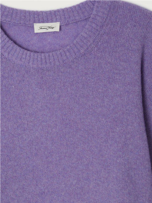 Oui 18a pullover viola chine 