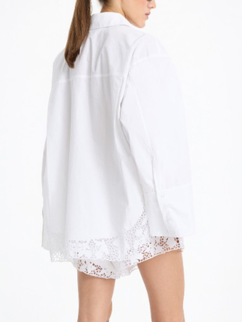 Oversized shirt bright white 