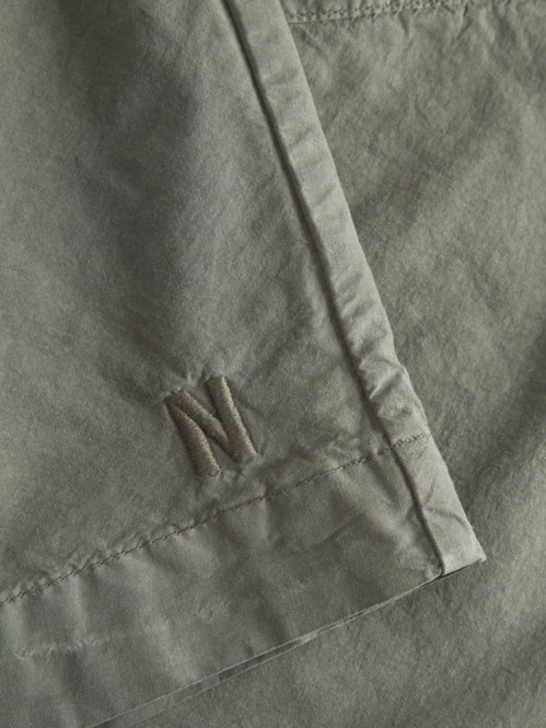 Per cotton tencel shorts mid khaki 