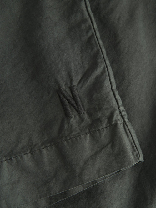 Per cotton tencel shorts blk olive 