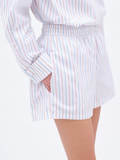 Poplin shorts cloud dancer 