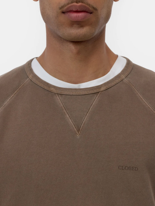 Raglan sweatshirt hickory brown 