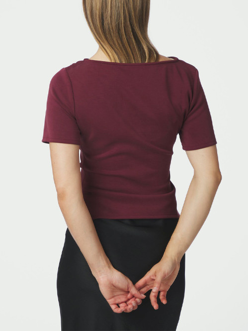 Rasmine soft blouse wine 